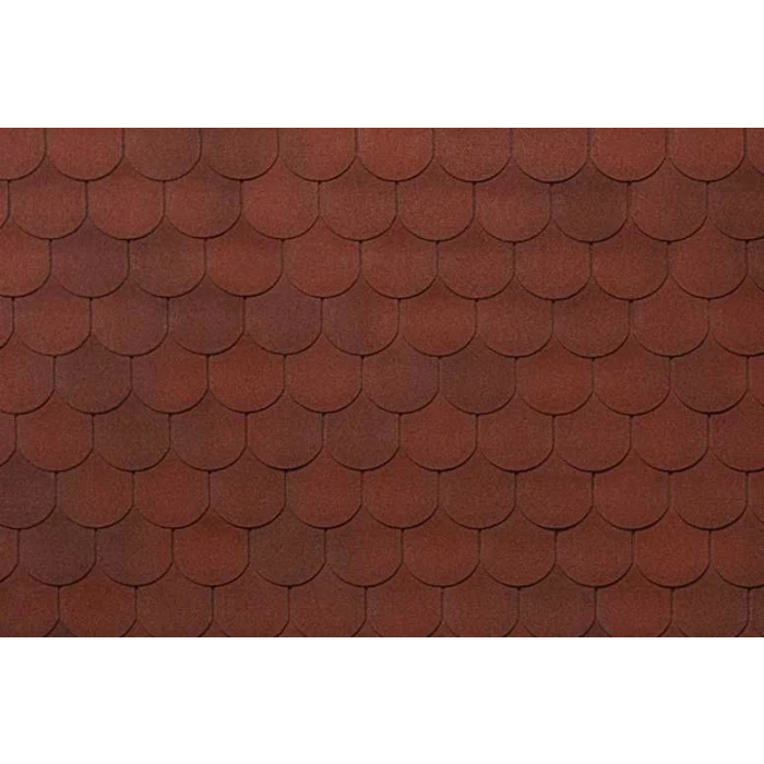 Гибкая черепица Тегола Business Антик Красный с отливом