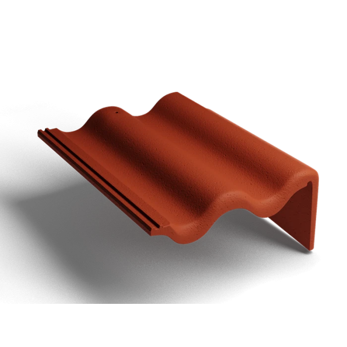 Боковая правая черепица Classic Красный Kriastak